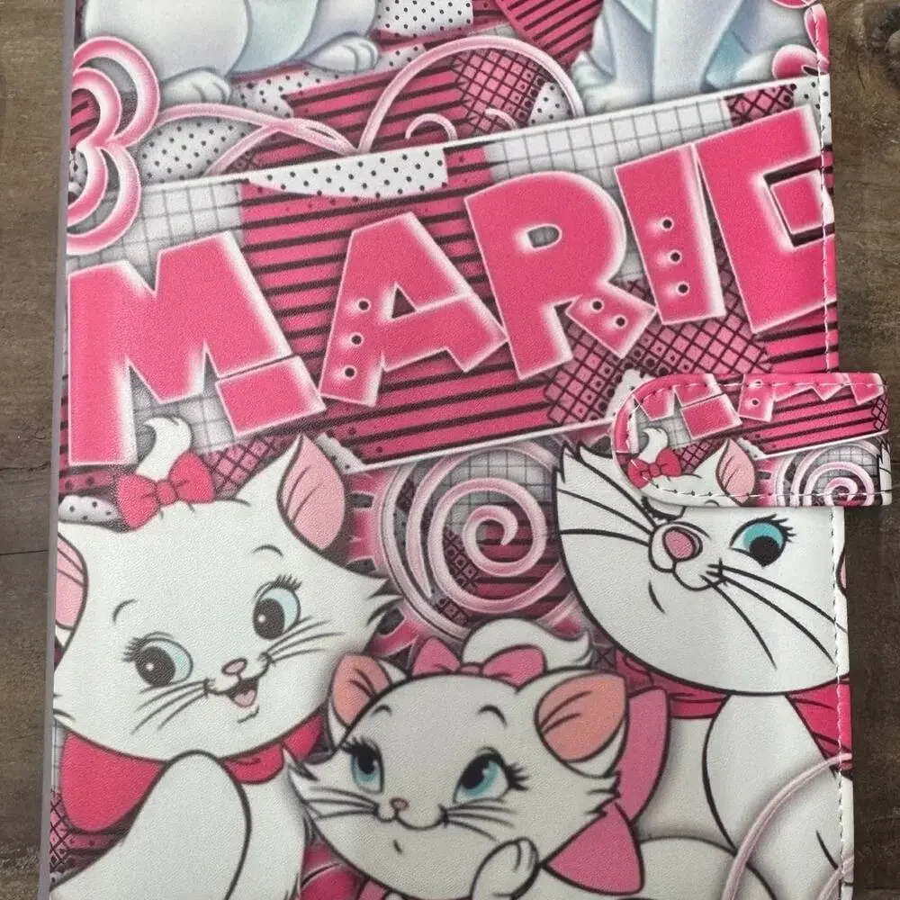 Marie Cat A5 Binder with matching printed paper
